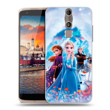 Пластиковый чехол на ZTE Axon Mini с принтом Холодное сердце Frozen Пластиковый чехол на ZTE Axon Mini с принтом Холодное сердце Frozen