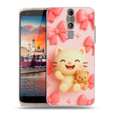 Пластиковый чехол на ZTE Axon Mini с принтом для девочек