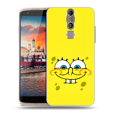 Пластиковый чехол на ZTE Axon Mini с принтом спанчбоб спанч боб Пластиковый чехол на ZTE Axon Mini с принтом спанчбоб спанч боб