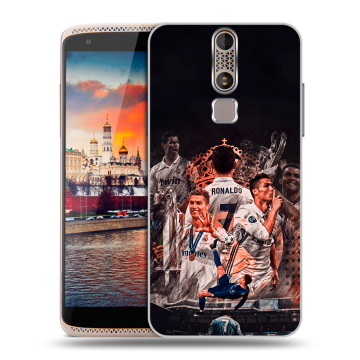 Пластиковый чехол на ZTE Axon Mini с принтом Реал Роналдо Real Ronaldo Пластиковый чехол на ZTE Axon Mini с принтом Реал Роналдо Real Ronaldo