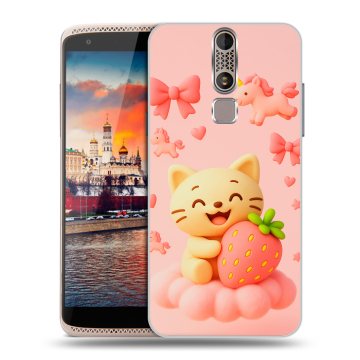 Пластиковый чехол на ZTE Axon Mini с принтом для девочек