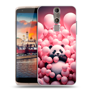 Пластиковый чехол на ZTE Axon Mini с принтом Панда