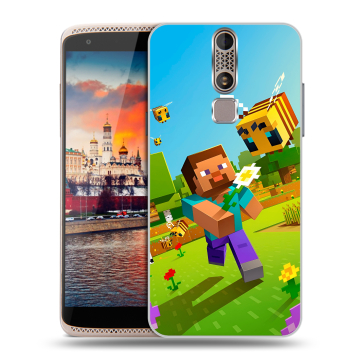 Пластиковый чехол на ZTE Axon Mini с принтом Майнкрафт Minecraft Пластиковый чехол на ZTE Axon Mini с принтом Майнкрафт Minecraft