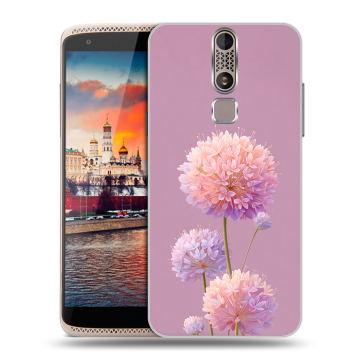 Пластиковый чехол на ZTE Axon Mini с принтом Цветы