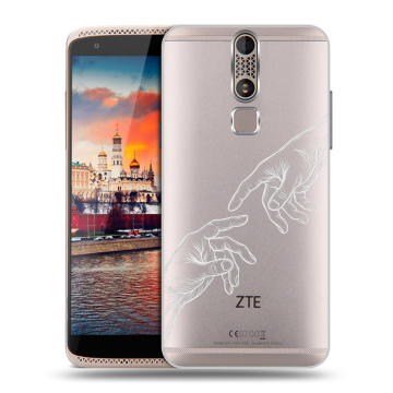 Пластиковый чехол на ZTE Axon Mini с принтом Сотворение мира