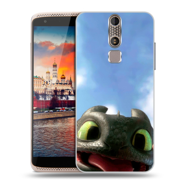 Пластиковый чехол на ZTE Axon Mini с принтом Как приручить дракона