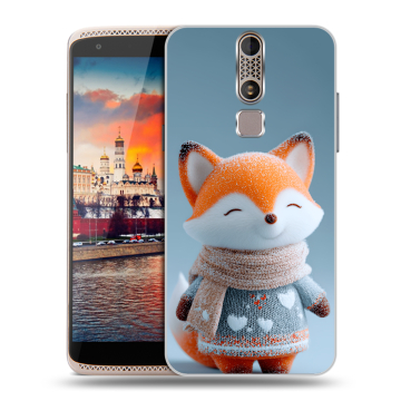 Пластиковый чехол на ZTE Axon Mini с принтом Лиса
