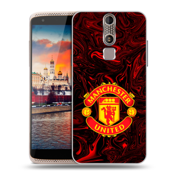 Пластиковый чехол на ZTE Axon Mini с принтом Manchester United
