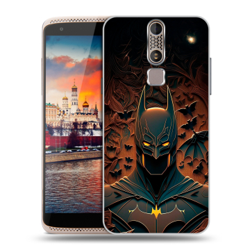 Пластиковый чехол на ZTE Axon Mini с принтом Batman Бэтмен