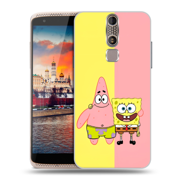 Пластиковый чехол на ZTE Axon Mini с принтом Спанч боб Спанчбоб Пластиковый чехол на ZTE Axon Mini с принтом Спанч боб Спанчбоб