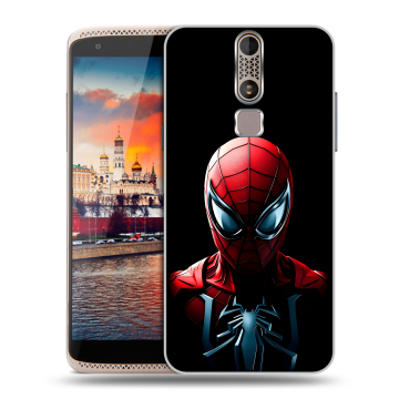 Пластиковый чехол на ZTE Axon Mini с принтом Spiderman Человек паук Пластиковый чехол на ZTE Axon Mini с принтом Spiderman Человек паук