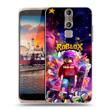 Пластиковый чехол на ZTE Axon Mini с принтом Roblox Роблокс Пластиковый чехол на ZTE Axon Mini с принтом Roblox Роблокс
