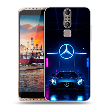 Пластиковый чехол на ZTE Axon Mini с принтом Mercedes Мерседес Пластиковый чехол на ZTE Axon Mini с принтом Mercedes Мерседес