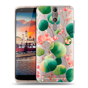 Пластиковый чехол на ZTE Axon Mini с принтом женский