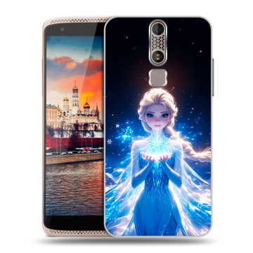 Пластиковый чехол на ZTE Axon Mini с принтом Холодное сердце Frozen Пластиковый чехол на ZTE Axon Mini с принтом Холодное сердце Frozen