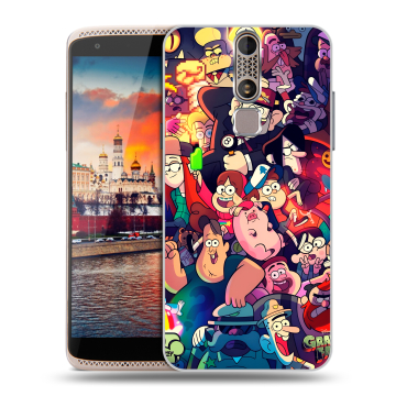 Пластиковый чехол на ZTE Axon Mini с принтом Gravity Falls Гравити Фолз