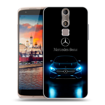 Пластиковый чехол на ZTE Axon Mini с принтом Mercedes Мерседес Пластиковый чехол на ZTE Axon Mini с принтом Mercedes Мерседес