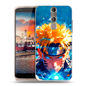 Пластиковый чехол на ZTE Axon Mini с принтом Аниме Наруто Naruto