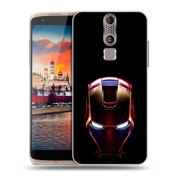 Пластиковый чехол на ZTE Axon Mini с принтом IronMan Железный человек Пластиковый чехол на ZTE Axon Mini с принтом IronMan Железный человек