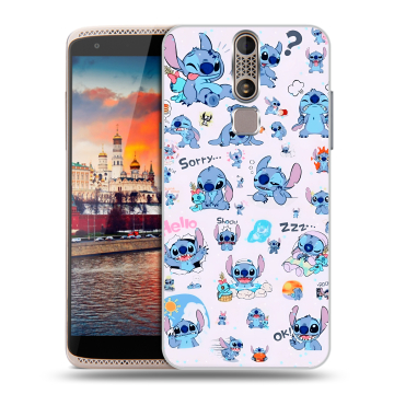 Пластиковый чехол на ZTE Axon Mini с принтом Лило и Стич Пластиковый чехол на ZTE Axon Mini с принтом Лило и Стич