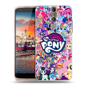 Пластиковый чехол на ZTE Axon Mini с принтом My little pony Дружба чудо Пластиковый чехол на ZTE Axon Mini с принтом My little pony Дружба чудо