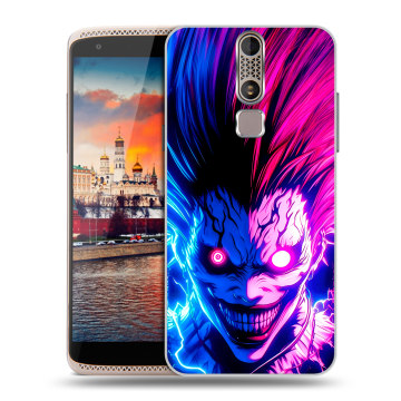 Пластиковый чехол на ZTE Axon Mini с принтом Death note Тетрадь смерти