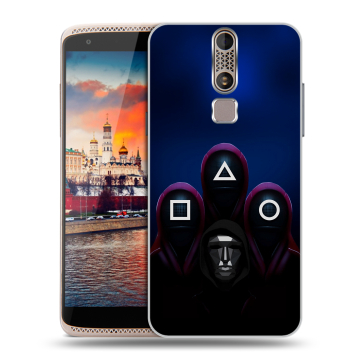 Пластиковый чехол на ZTE Axon Mini с принтом Игра Кальмара