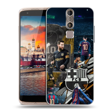 Пластиковый чехол на ZTE Axon Mini с принтом Messi Barcelona Пластиковый чехол на ZTE Axon Mini с принтом Messi Barcelona