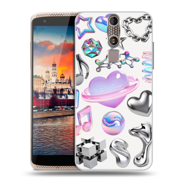 Пластиковый чехол на ZTE Axon Mini с принтом Y2K