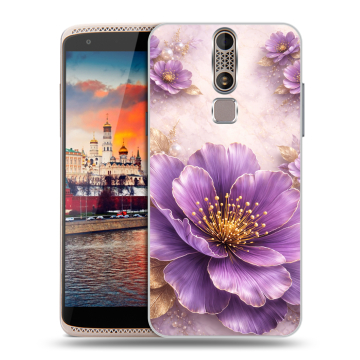 Пластиковый чехол на ZTE Axon Mini с принтом женский