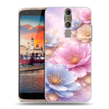 Пластиковый чехол на ZTE Axon Mini с принтом женский