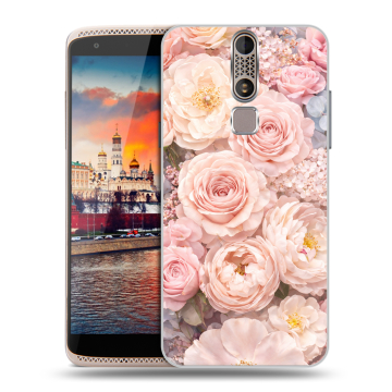 Пластиковый чехол на ZTE Axon Mini с принтом женский