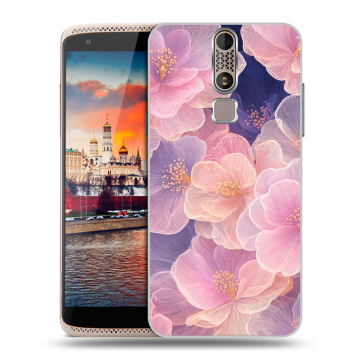 Пластиковый чехол на ZTE Axon Mini с принтом женский