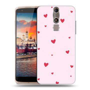 Пластиковый чехол на ZTE Axon Mini с принтом для девочек