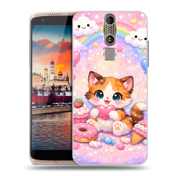Пластиковый чехол на ZTE Axon Mini с принтом для девочек Пластиковый чехол на ZTE Axon Mini с принтом для девочек