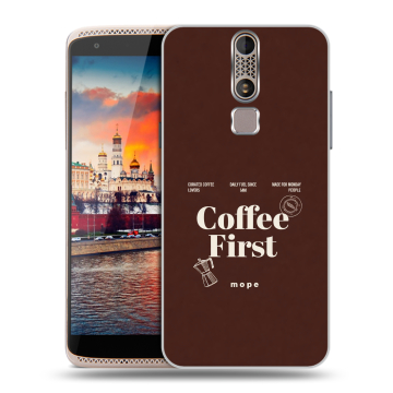 Пластиковый чехол на ZTE Axon Mini с принтом женский