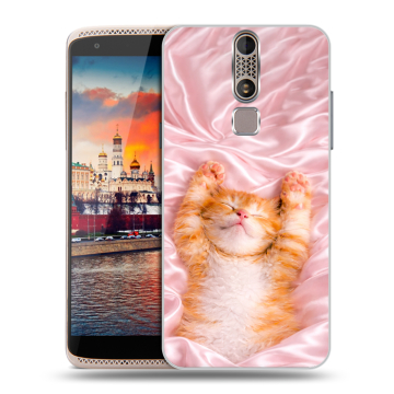 Пластиковый чехол на ZTE Axon Mini с принтом женский