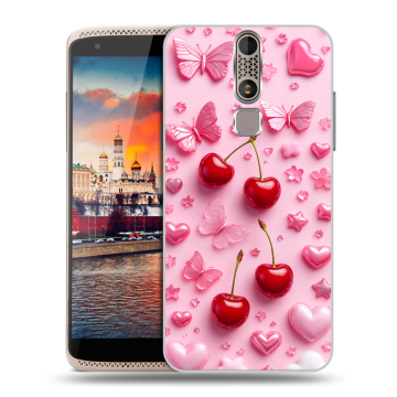 Пластиковый чехол на ZTE Axon Mini с принтом для девочек Пластиковый чехол на ZTE Axon Mini с принтом для девочек