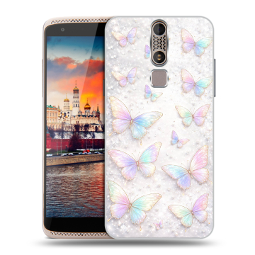 Пластиковый чехол на ZTE Axon Mini с принтом женский