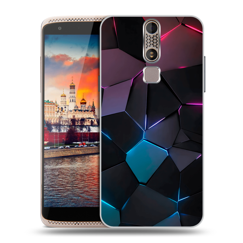 Пластиковый чехол на ZTE Axon Mini с принтом Геометрия неона Пластиковый чехол на ZTE Axon Mini с принтом Геометрия неона