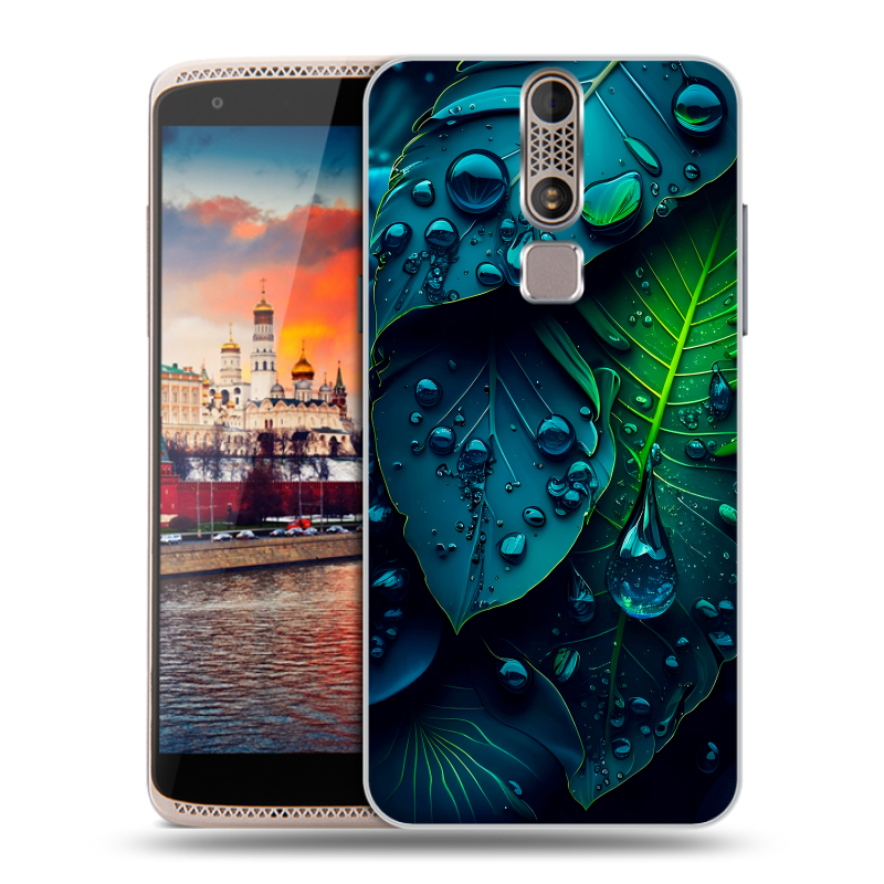 Пластиковый чехол на ZTE Axon Mini с принтом Листья Пластиковый чехол на ZTE Axon Mini с принтом Листья