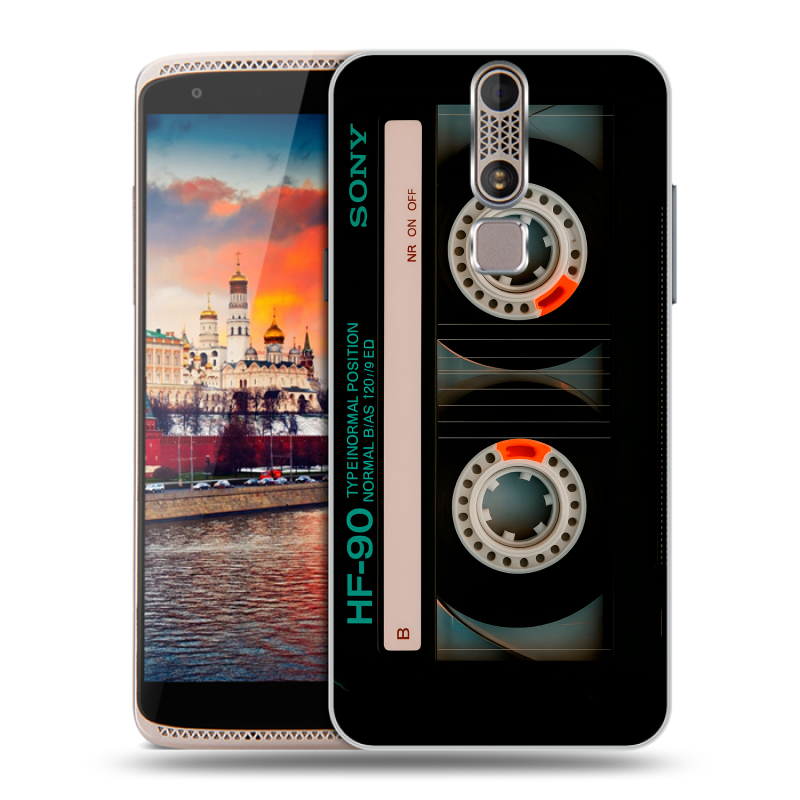 Пластиковый чехол на ZTE Axon Mini с принтом Кассета Пластиковый чехол на ZTE Axon Mini с принтом Кассета