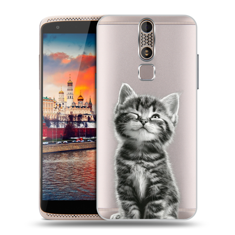 Пластиковый чехол на ZTE Axon Mini с принтом Котенок Пластиковый чехол на ZTE Axon Mini с принтом Котенок