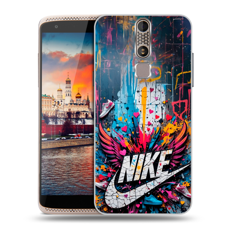 Пластиковый чехол на ZTE Axon Mini с принтом Nike Найк Пластиковый чехол на ZTE Axon Mini с принтом Nike Найк