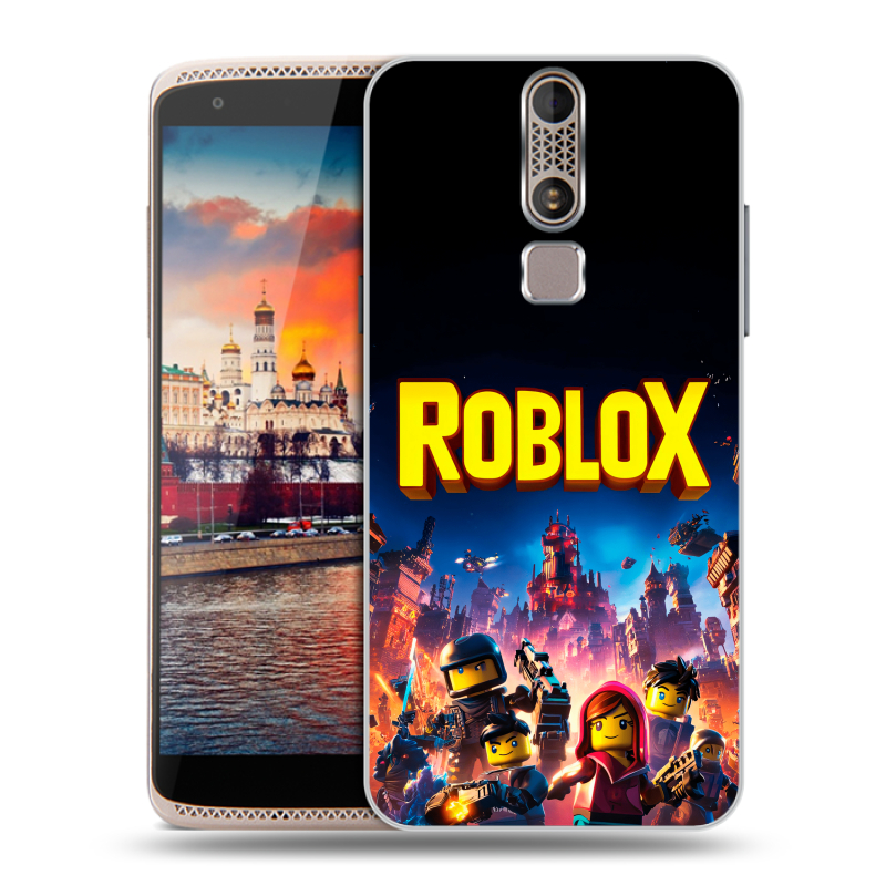 Пластиковый чехол на ZTE Axon Mini с принтом Roblox Роблокс Пластиковый чехол на ZTE Axon Mini с принтом Roblox Роблокс