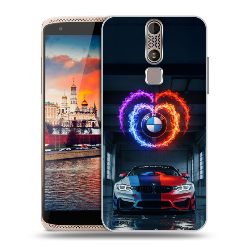 Пластиковый чехол на ZTE Axon Mini с принтом BMW БМВ Пластиковый чехол на ZTE Axon Mini с принтом BMW БМВ