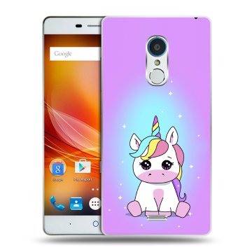 Силиконовый чехол на ZTE Blade X9 с принтом Единорог Силиконовый чехол на ZTE Blade X9 с принтом Единорог