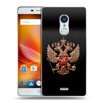 Силиконовый чехол на ZTE Blade X9 с принтом Герб России Силиконовый чехол на ZTE Blade X9 с принтом Герб России