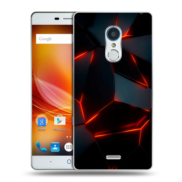 Силиконовый чехол на ZTE Blade X9 с принтом Яркие абстракции Силиконовый чехол на ZTE Blade X9 с принтом Яркие абстракции