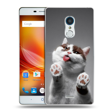 Силиконовый чехол на ZTE Blade X9 с принтом Коты Силиконовый чехол на ZTE Blade X9 с принтом Коты